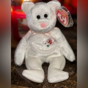 🐻‍❄️Ty Beanie Baby “Mugungwha” Korea Exclusive White Bear